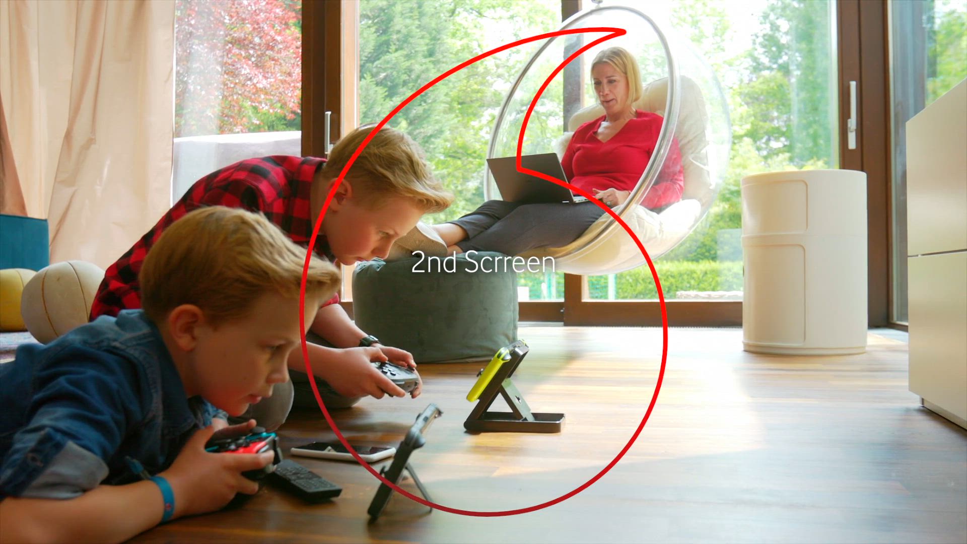 AR & VR mit Second Screen | Beim Surfen, Gaming & TV-Streaming erfolgt die Mediennutzung von Kindern auf mehreren Bildschirmen