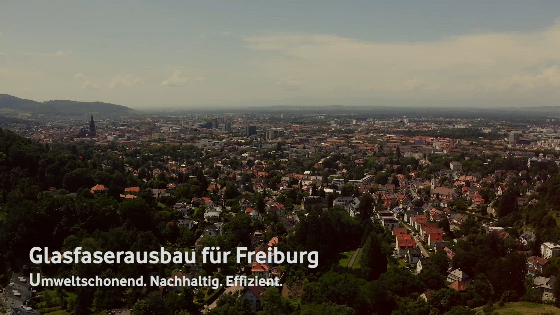 Nachhaltigkeit | Grüner Glasfaser-Ausbau in Freiburg